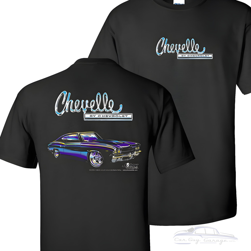 1969 Chevelle by Chevrolet T-Shirt Classic Muscle Car Graphic Tee