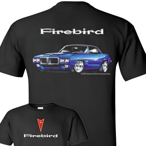 1969 Pontiac Firebird T-Shirt Classic Muscle Car Graphic