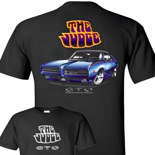 1969 Pontiac GTO The Judge T-Shirt - GM Licensed Double-Sided