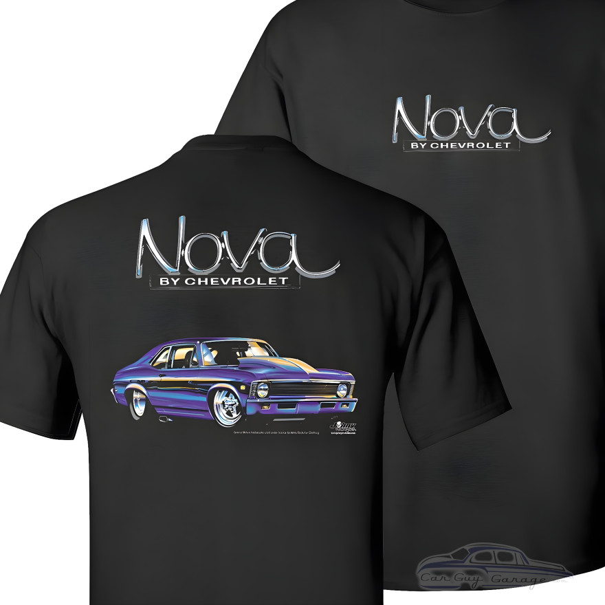1970 Chevy Nova T Shirt - Nova by Chevrolet Graphic Tee