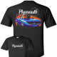 1970 Plymouth Superbird Road Runner Front and Back Print T-Shirt