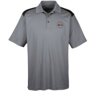 C1 Corvette Officially Licensed Moisture-Wicking Polo - Gray/Black