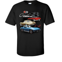 C2 Corvette Sting Ray T-Shirt 1963-1967 Midyear Split Window Tee