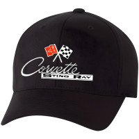 C2 Corvette Sting Ray Embroidered Black Baseball Hat
