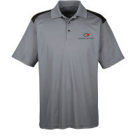 C5 Corvette Officially Licensed Moisture Wicking Polo - Gray