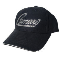 Chevrolet Camaro Black Cap with Silver Liquid Metal Emblem