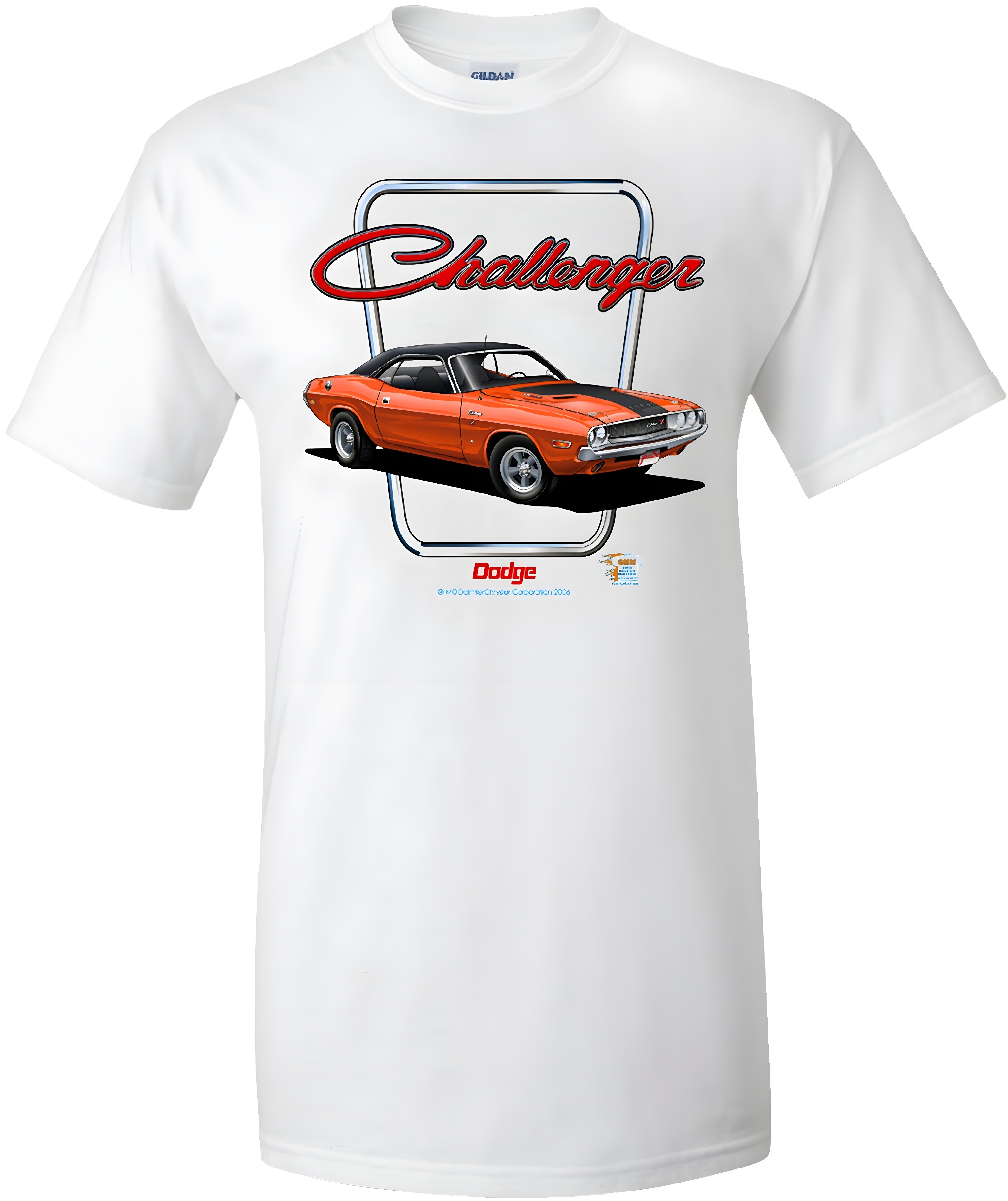 Dodge Challenger T Shirt - Vintage Muscle Car Tee