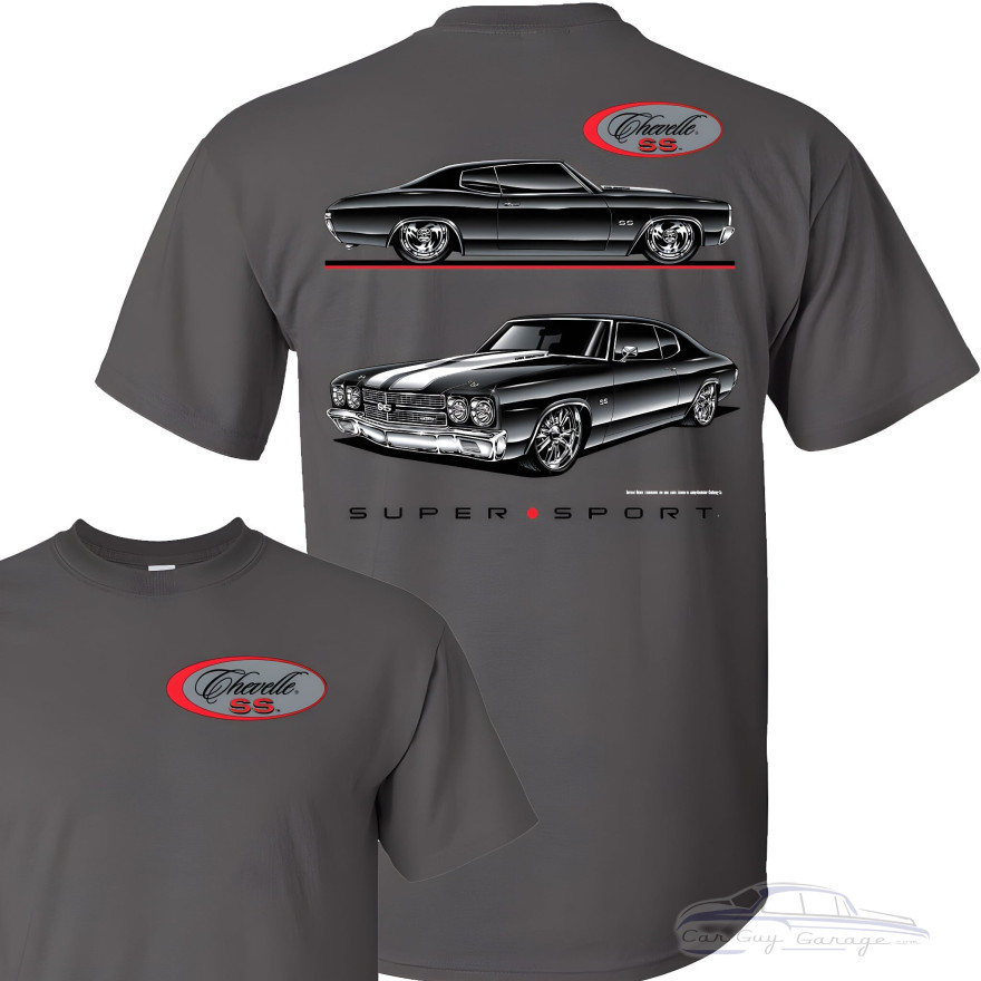 Chevrolet Chevelle SS Super Sport Blackline Graphic T-Shirt