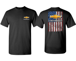 Chevy Bowtie American Flag T-shirt 
