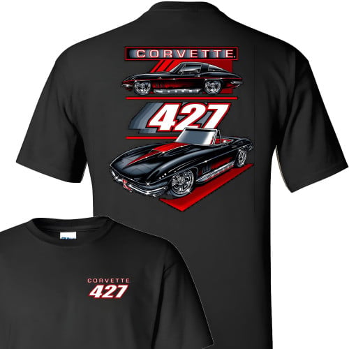 Corvette 427 Sting Ray C2 Vintage Double-Sided T-Shirt
