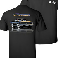 Dodge Charger Classic Muscle Car Graphic T-Shirt (Back Print)