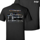 Dodge Charger Classic Muscle Car Graphic T-Shirt (Back Print)