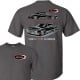 Chevy Impala Blackline Classic T-Shirt - Front and Back Print
