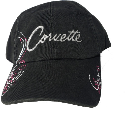 Ladies Black Corvette Cap 