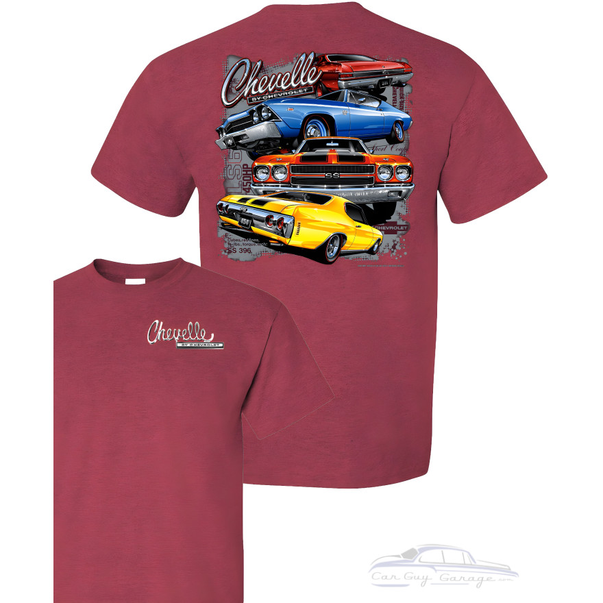Late Model Chevelle 4 cars T-Shirt Late Model Chevelle 4 cars T-Shirt