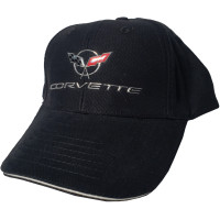 Chevrolet C5 Corvette Hat - Black Embroidered Baseball Cap
