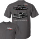 Chevy Nova SS Blackline Charcoal Graphic T-Shirt