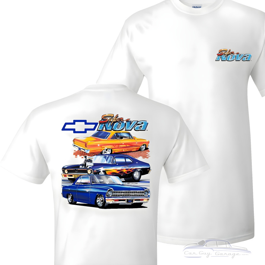 Chevy Nova Super Nova T-Shirt - GM Licensed Muscle Car Tee