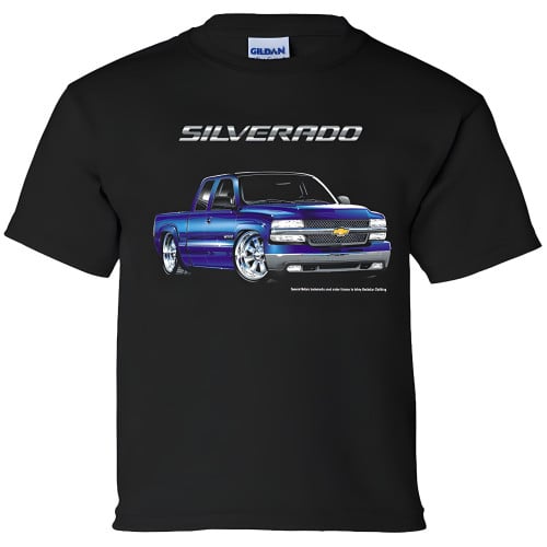Youth '00 Chevrolet Silverado Black T-Shirt 