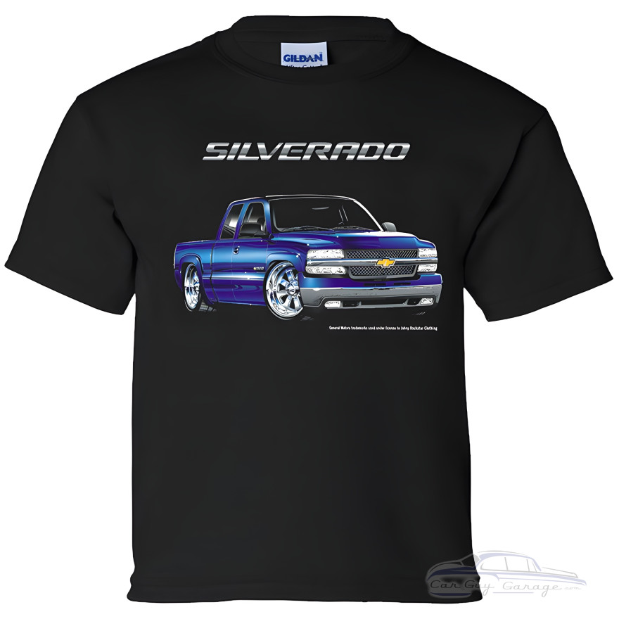 Youth '00 Chevrolet Silverado Black T-Shirt Youth '00 Chevrolet Silverado Black T-Shirt