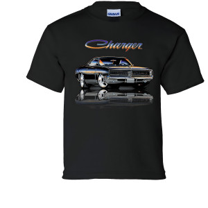 Dodge Charger Youth T-Shirt - Classic Muscle Car Graphic Tee