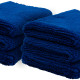 Blue Microfiber Towels Pack of 200 16" by 16" 400gm