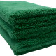 Green Microfiber Towels Pack of 200 16" by 16" 400gm