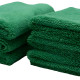 Green Microfiber Towels Pack of 200 16" by 16" 400gm