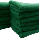 Green Microfiber Towels Pack of 200 16" by 16" 400gm Green Microfiber Towels Pack of 200 16" by 16" 400gm