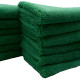 Green Microfiber Towels Pack of 200 16" by 16" 400gm