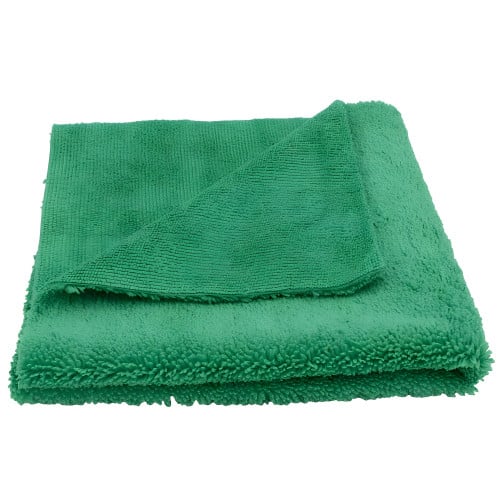 Green Microfiber Towels Pack of 200 16" by 16" 400gm