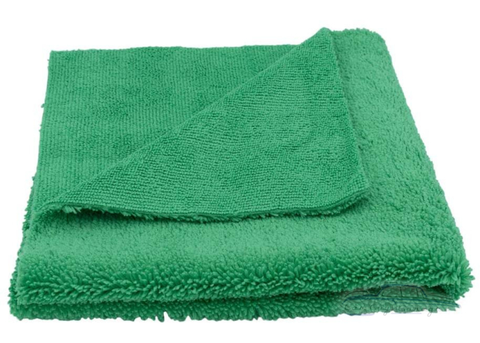 Green Microfiber Towels Pack of 200 16" by 16" 400gm