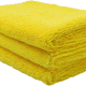 Yellow Microfiber Towels Pack of 200 16" by 16" 400gm