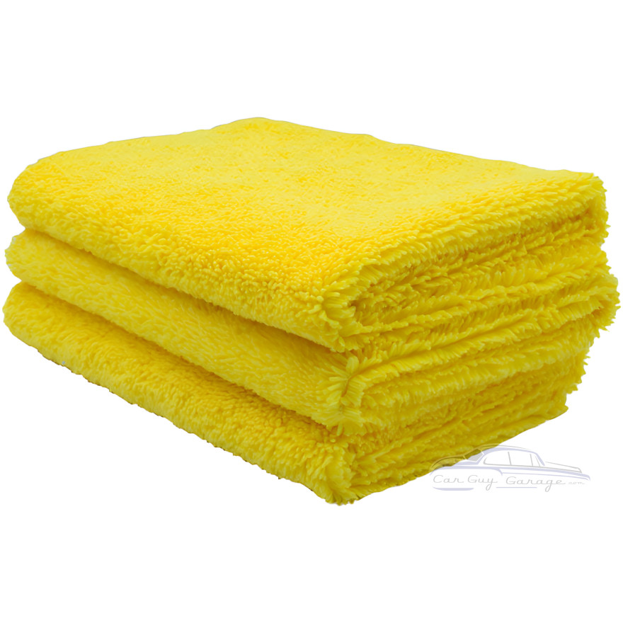 Yellow Microfiber Towels Pack of 200 16" by 16" 400 gm Yellow Microfiber Towels Pack of 200 16" by 16" 400 gm