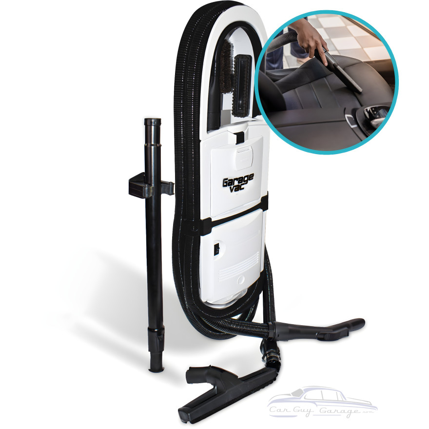White Garage Vacuum with Accessories White Garage Vacuum with Accessories