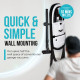 White Garage Vacuum with Accessories White Garage Vacuum with Accessories