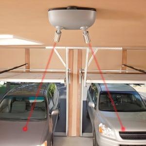 Two-Car Dual Laser Garage Parking Guide, Battery Powered