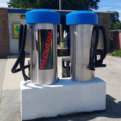 Coin-Op Auto Vacuum with Lighted Dome - 120V 30A 3 Motor Single Hose
