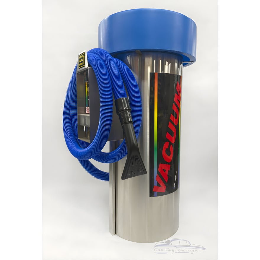Commercial Coin-Operated Self-Serve Car Wash Vacuum - 120V 3 Motor