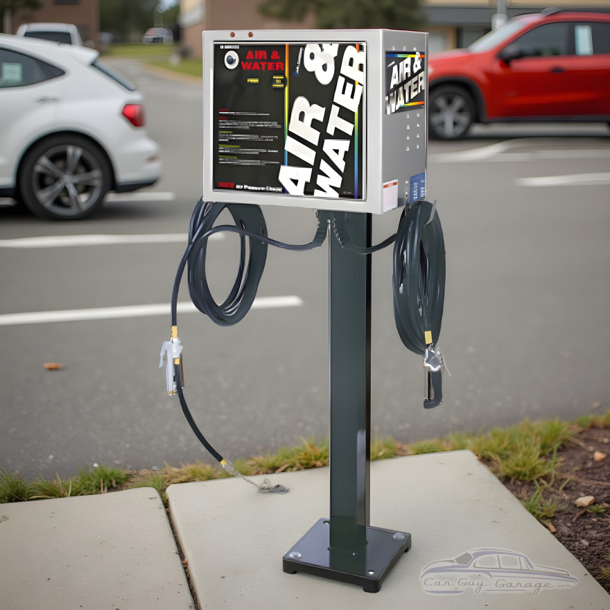 Service Station Free Air and Water Machine Service Station Free Air and Water Machine