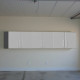 Silver Modular 3-Piece Oversized Locking Garage Wall Cabinets 36x24x14