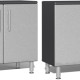 Silver Modular Set of 4 Oversized Base Cabinets