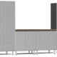 Silver Modular 7 Piece Cabinet Set