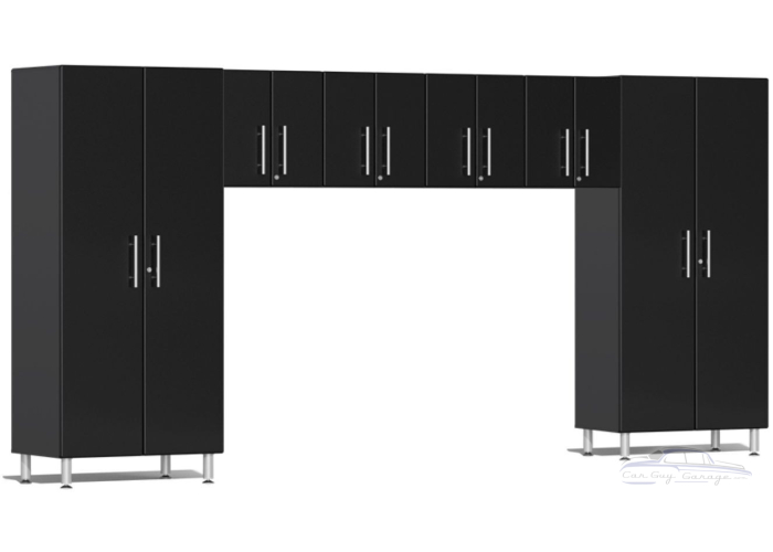 Black Modular 6 Piece Cabinet Set