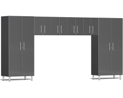 Grey Modular 6 Piece Cabinet Set