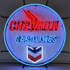 Chevron Gasolines Round Neon Sign Chevron Gasolines Round Neon Sign