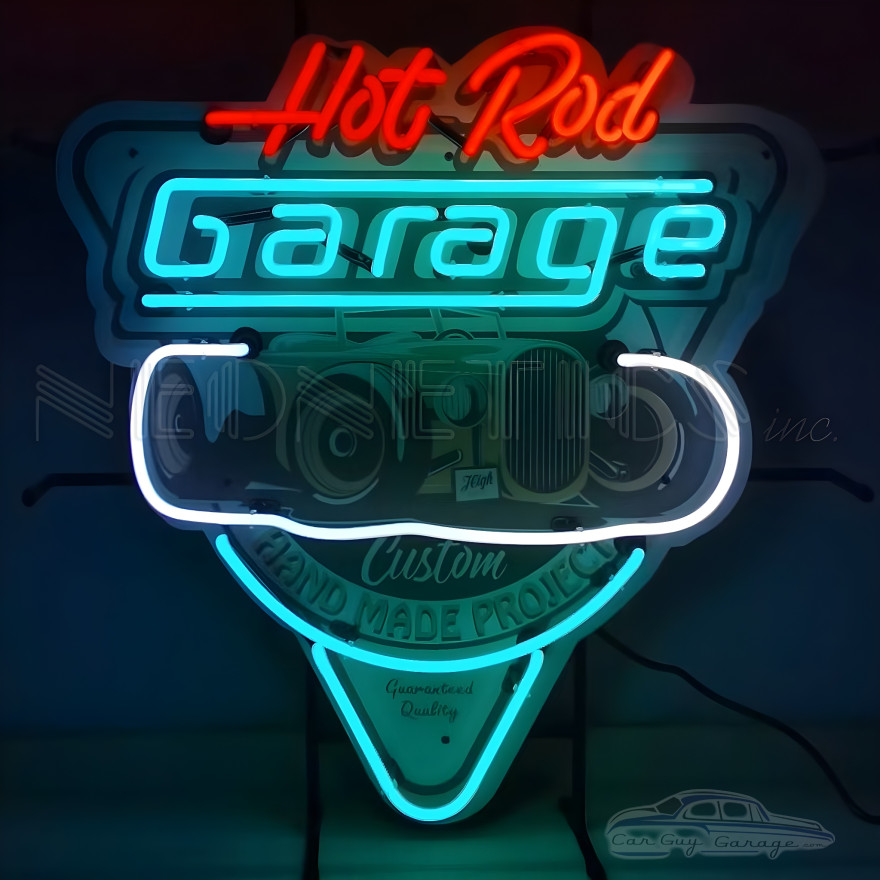 Hot Rod Garage Neon Sign Hot Rod Garage Neon Sign