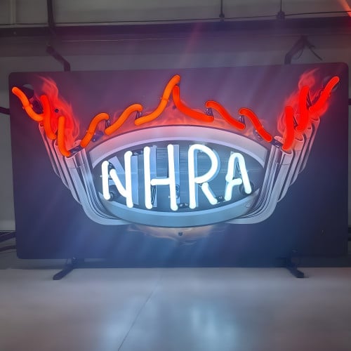 NHRA Junior Neon Sign With Backing