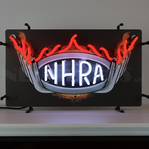 NHRA Junior Neon Sign With Backing