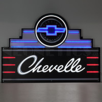 Chevelle Genuine Chevrolet LED Marquee Sign - 39" x 28"